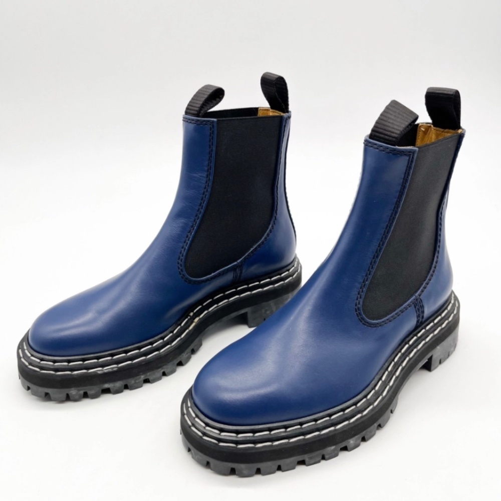 Proenza Schouler Chelsea Boots - Navy